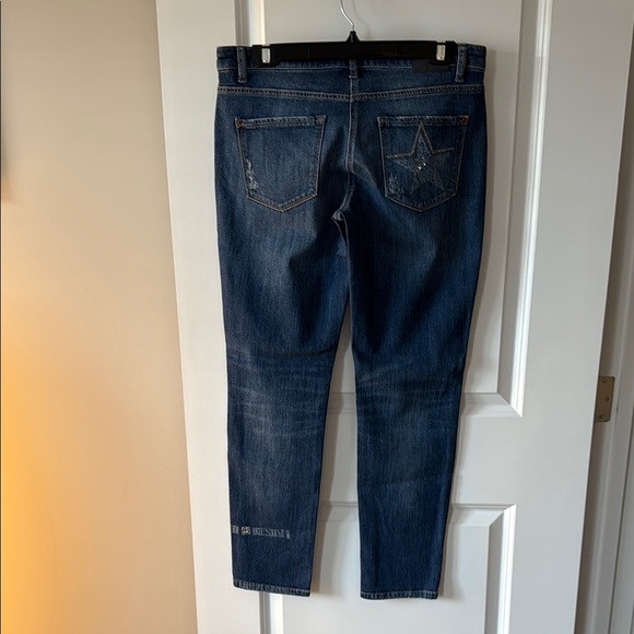 Cambio Blue Denim Jeans with embellished details - Picture 3 of 9